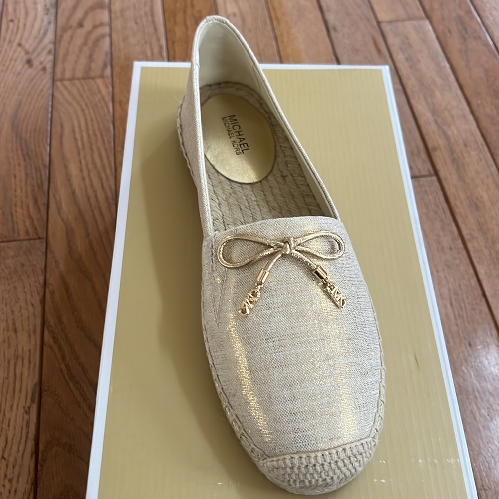 Michael Kors Women's Nori Slip-On Bow flat Espadrille